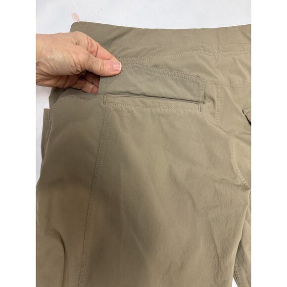Mountain Hardware Capri Pant Brown Hiking Cropped Women Quick Dry Size 8 - Picture 14 of 15